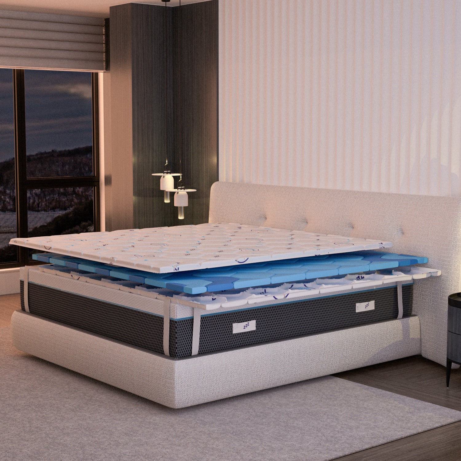 Topper Termoregolatore antisudorazione