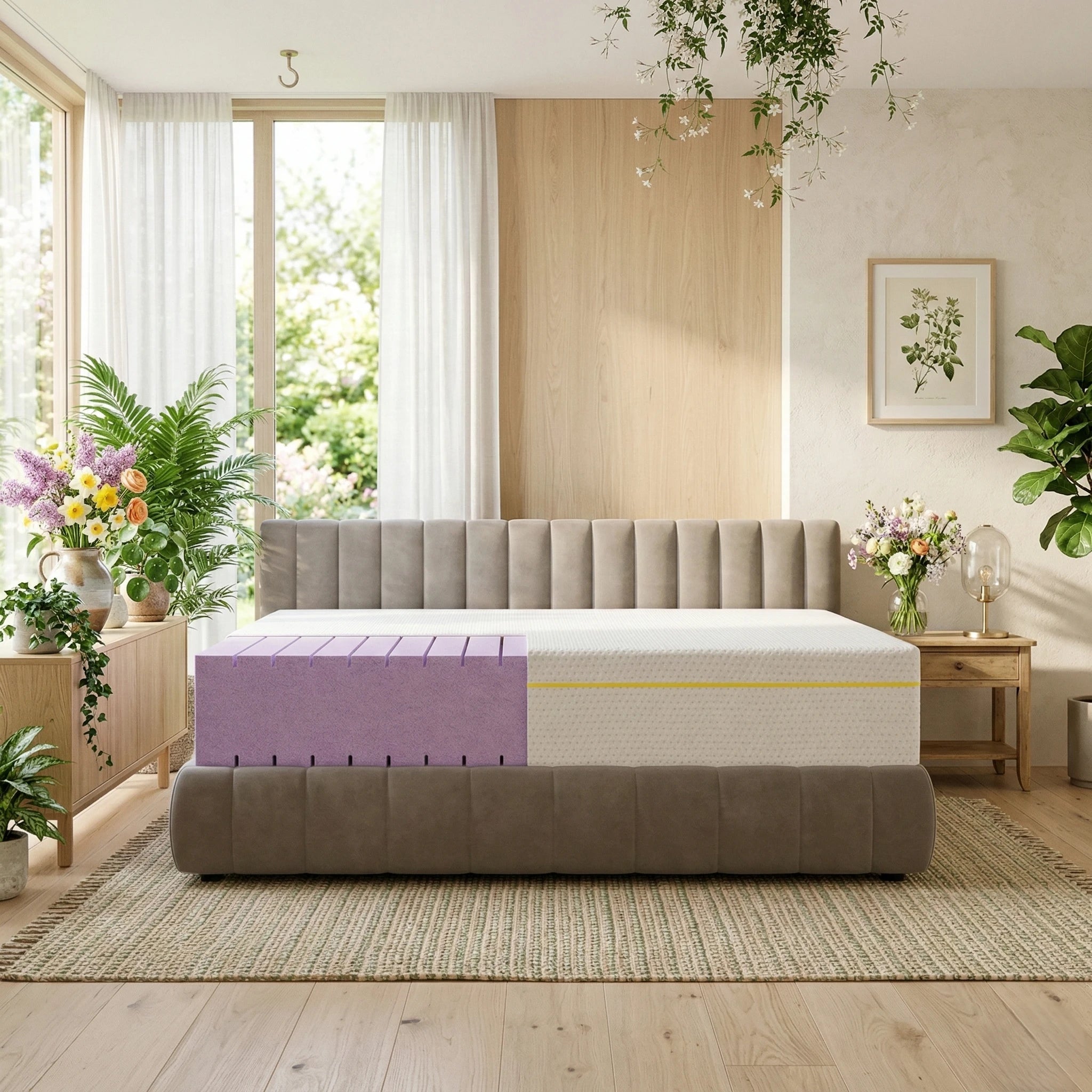 Materasso Water Memory Foam Stretch Sceicco