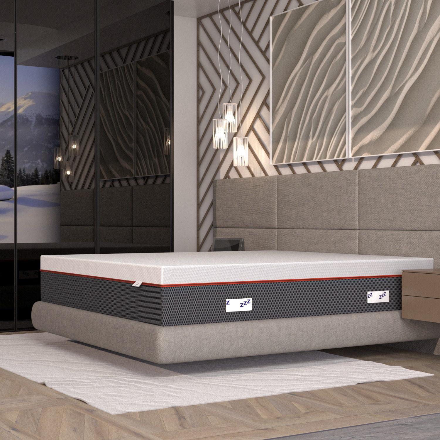 Kit Deluxe Invernale Maragià – Materasso Memory Triplo Strato + 2 Cuscini + Coprimaterasso + Lenzuolo Sotto Omaggio