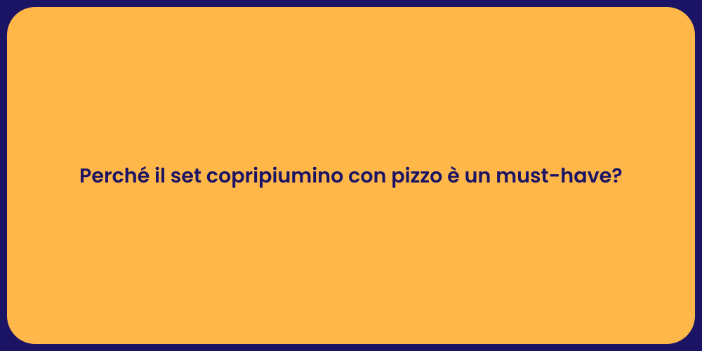 Perché il set copripiumino con pizzo è un must-have?