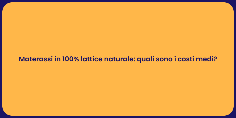 Materassi Naturali per un Sonno Perfetto