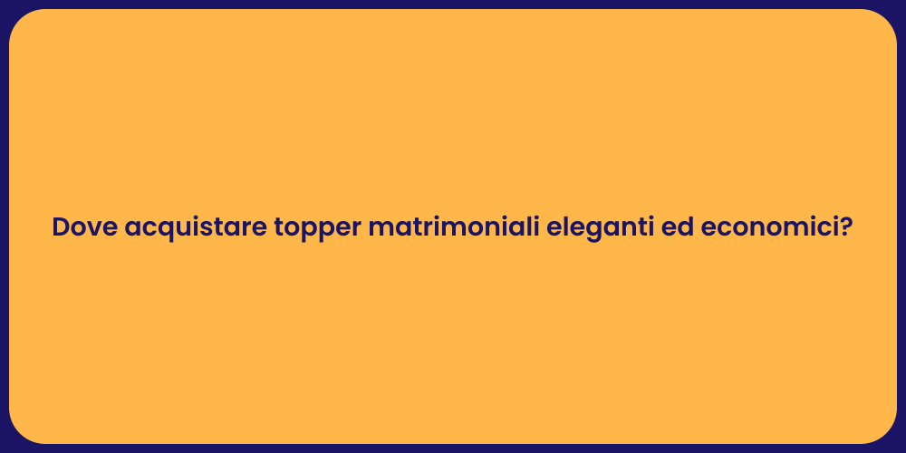 Dove acquistare topper matrimoniali eleganti ed economici?