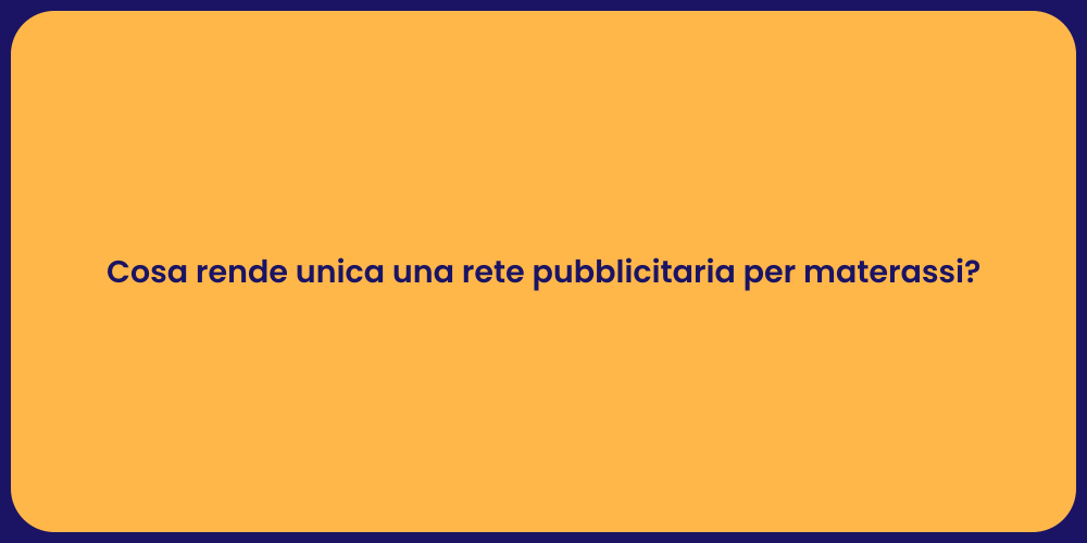 Perché Scegliere una Rete Pubblicitaria?