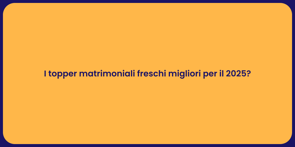 I topper matrimoniali freschi migliori per il 2025?