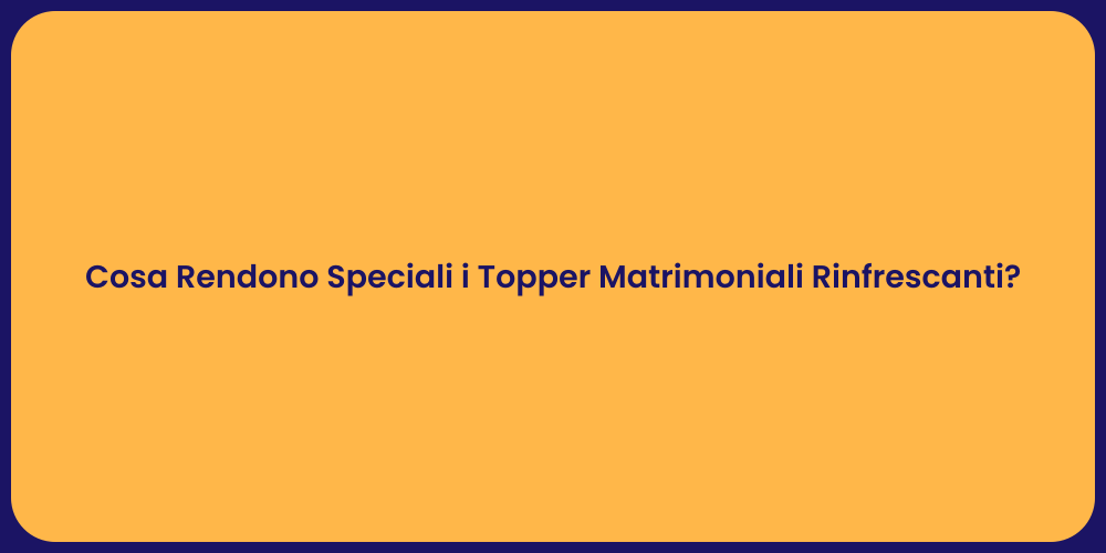 Vantaggi dei Topper Matrimoniali Rinfrescanti