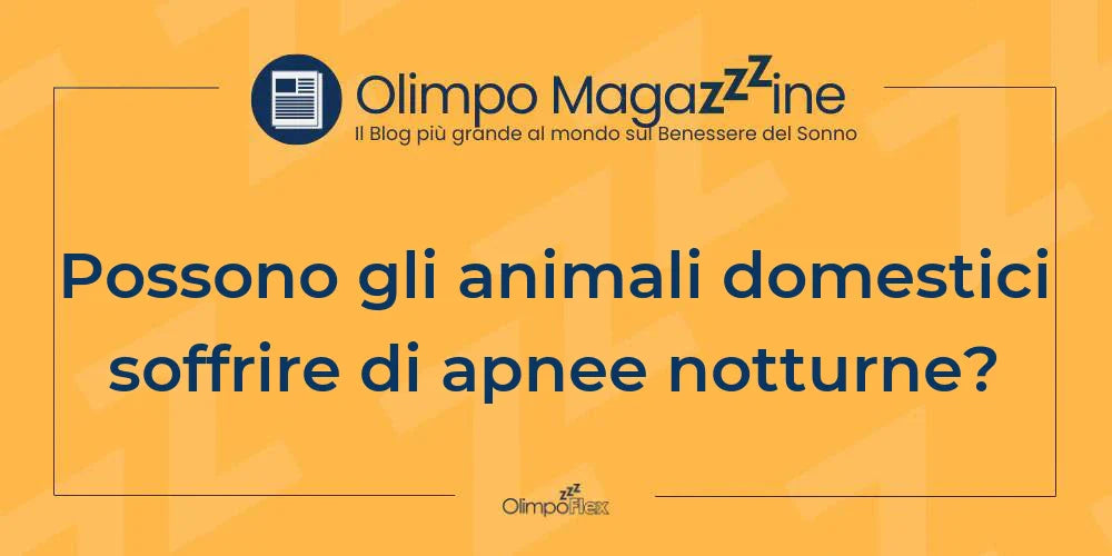 Possono gli animali domestici soffrire di apnee notturne?
