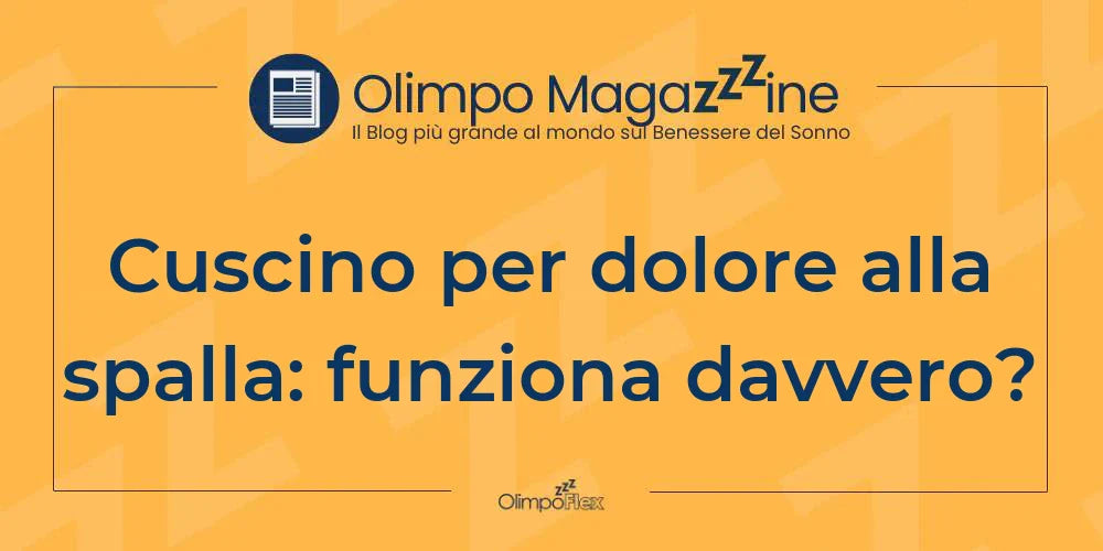 Cuscino per dolore alla spalla: funziona davvero?