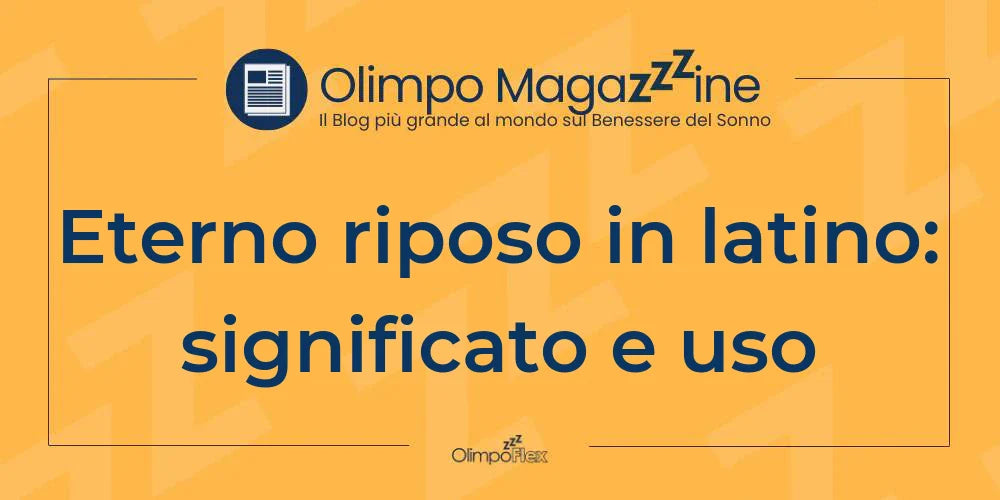 Eterno riposo in latino: significato e uso