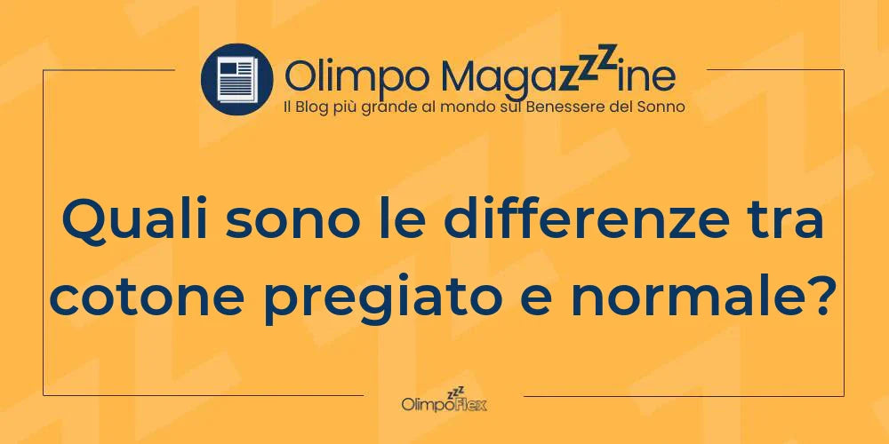 Quali sono le differenze tra cotone pregiato e normale?