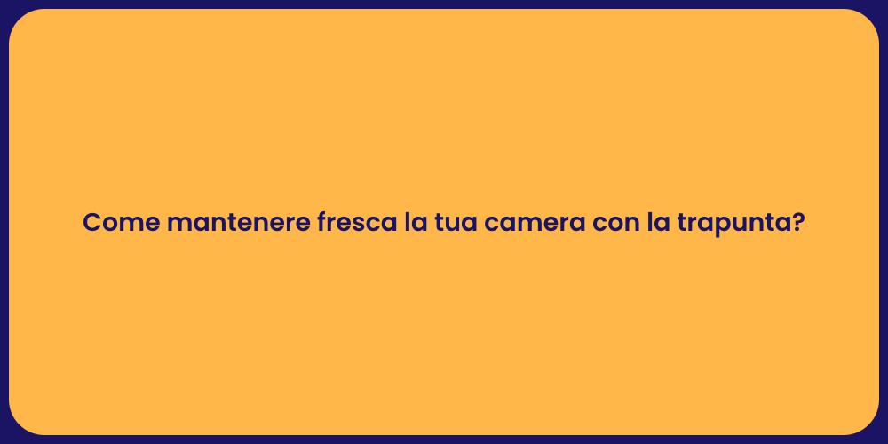 Come mantenere fresca la tua camera con la trapunta?