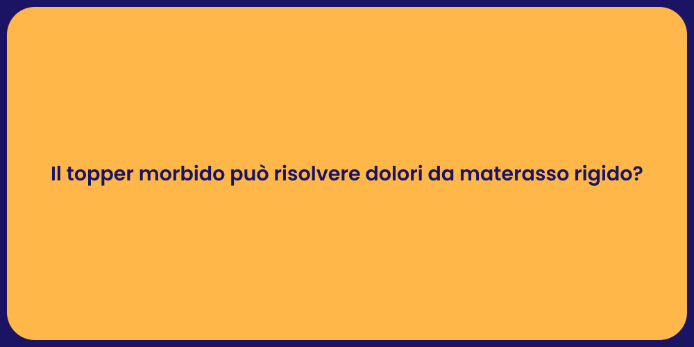 Topper Morbido: Addio ai Dolori Notturni