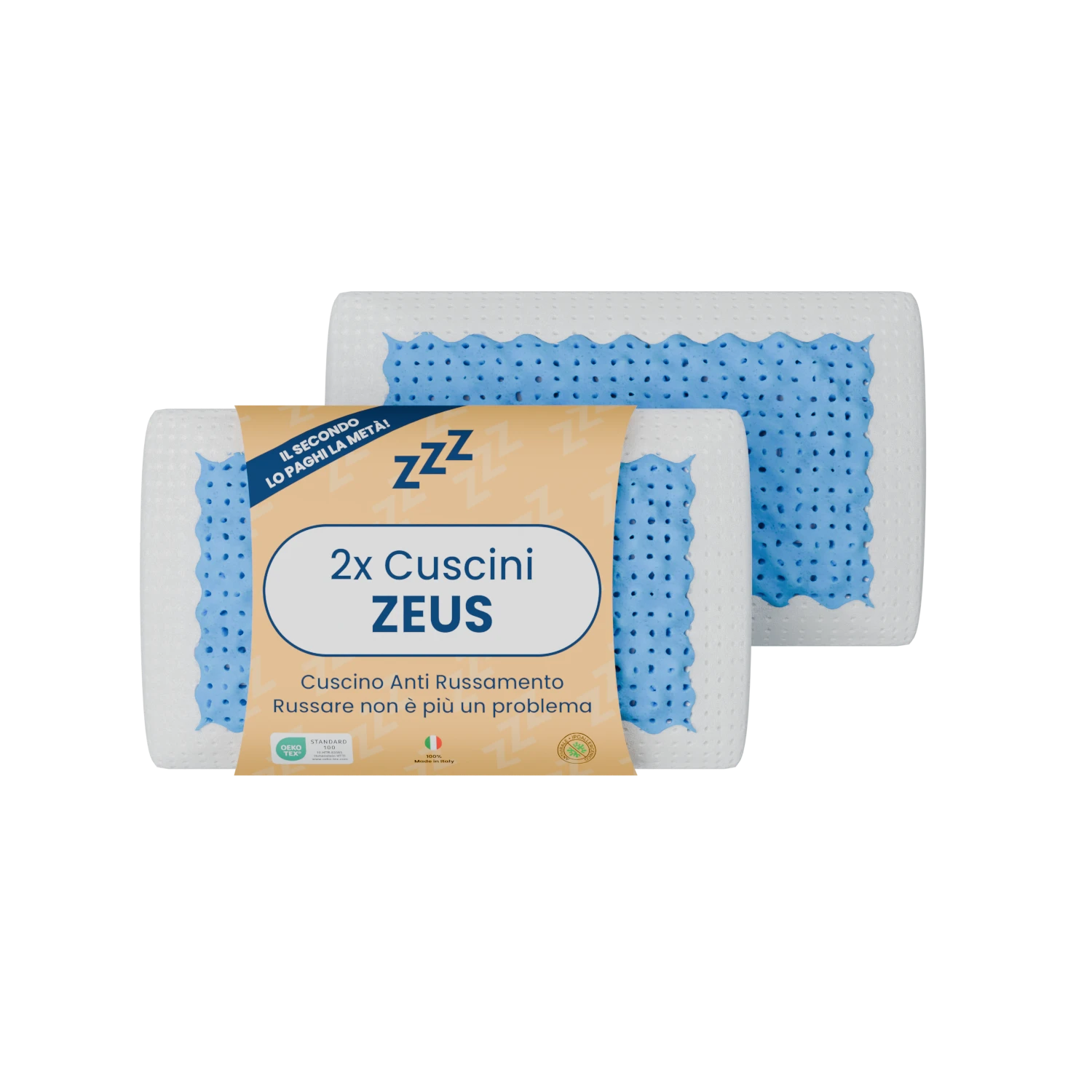 Coppia | Cuscino - AntiRussamento - Russare non è più un problema - Zeus