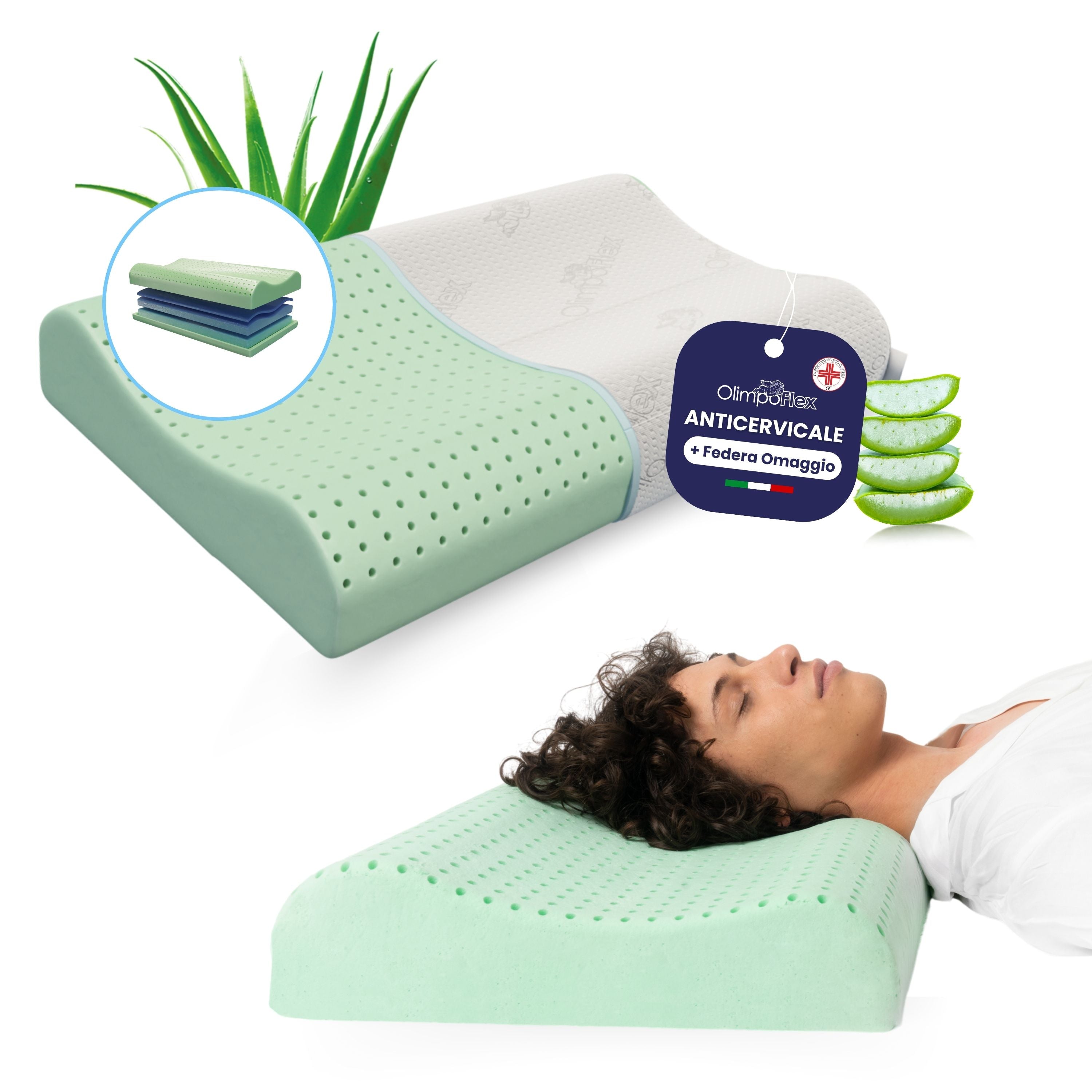 Cuscino - Cervical Aloe - Super Relax - Artemide