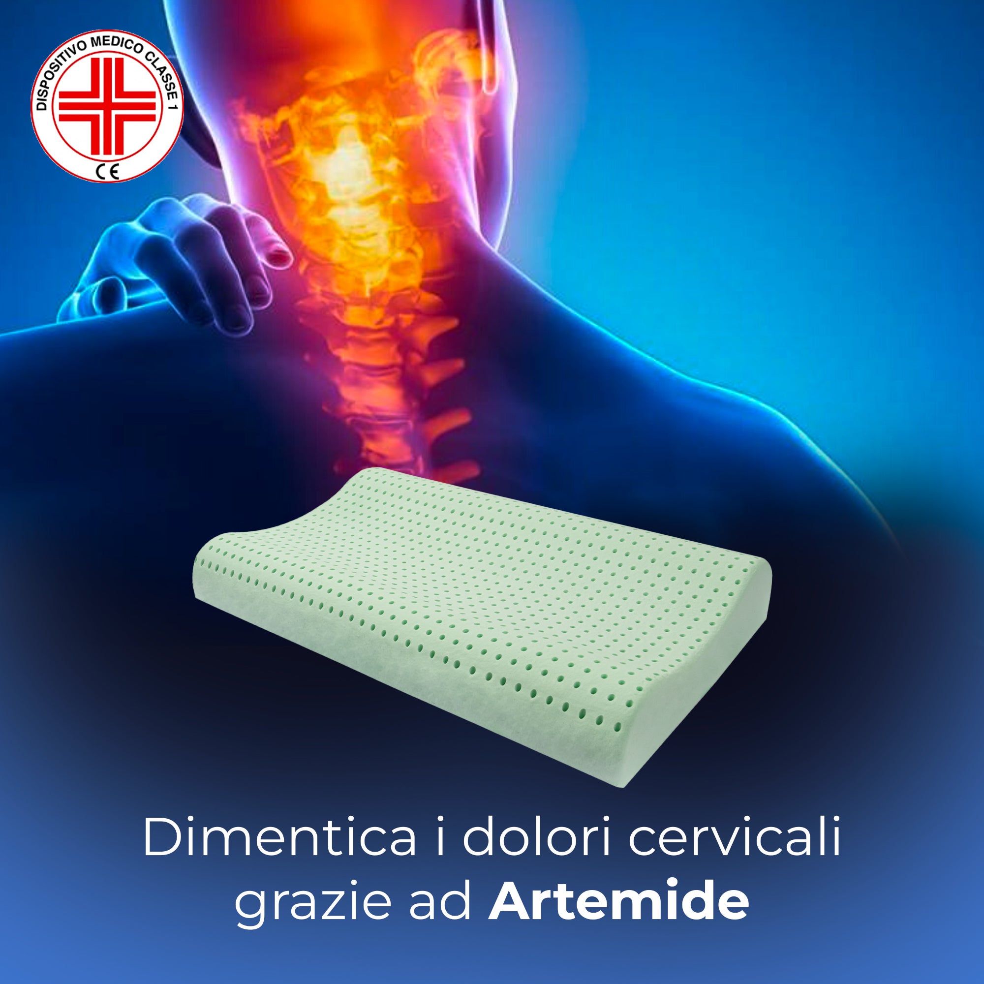 Cuscino Bio Memory Foam Artemide - Comfort Cervicale - OlimpoFlex