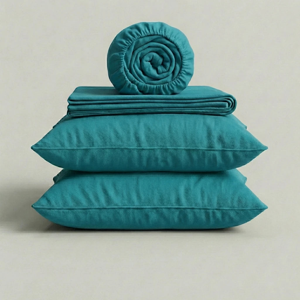 Completo Lenzuola 100% Cotone Percalle – Morbido, Fresco e Made in Italy