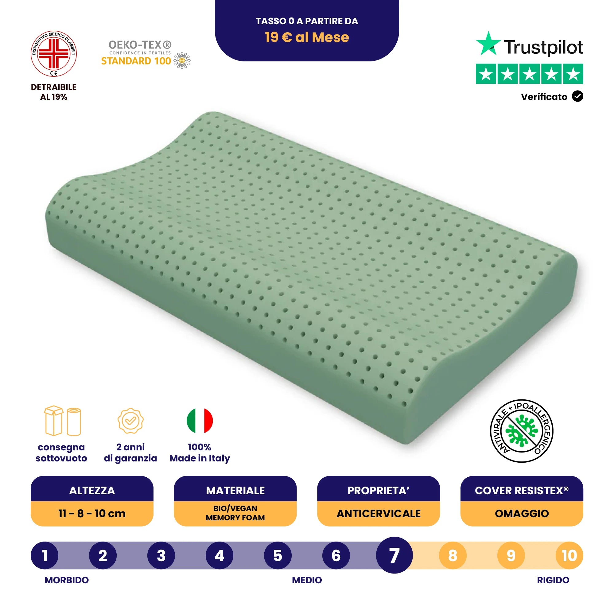 Cuscino - Cervical Aloe - Super Relax - Artemide